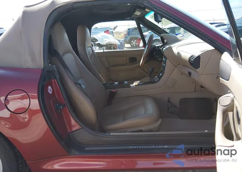 2001 BMW Z3 2.5I z USA, uszkodzony, nr VIN WBACN33451LM04388